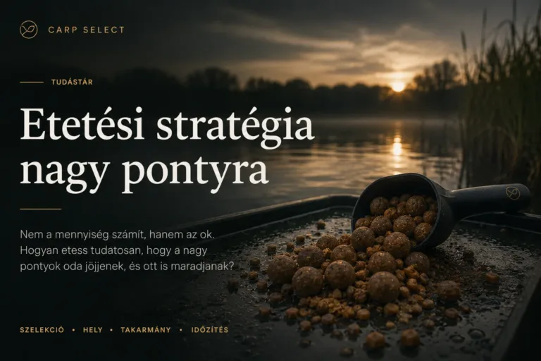 Etetési stratégia nagy pontyra – mennyi csali az elég? | CARP SELECT