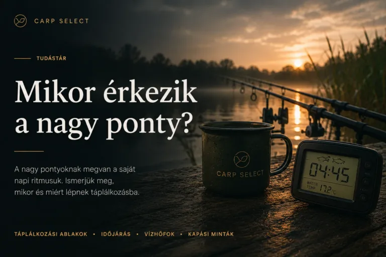 Mikor eszik a nagy ponty? – Kapási időablakok | CARP SELECT