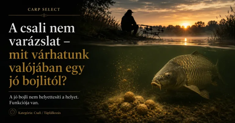 Jó bojli pontyhorgászathoz – hallisztes és szénhidrátos bojlik CARP SELECT