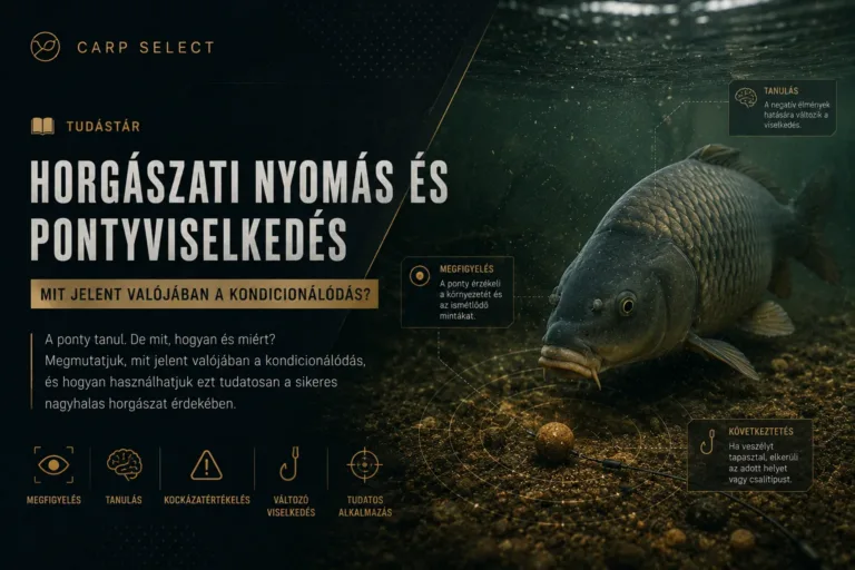 Horgászati nyomás és pontyviselkedés egy intenzíven horgászott vízen